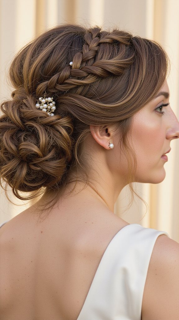 elegant curly summer updos