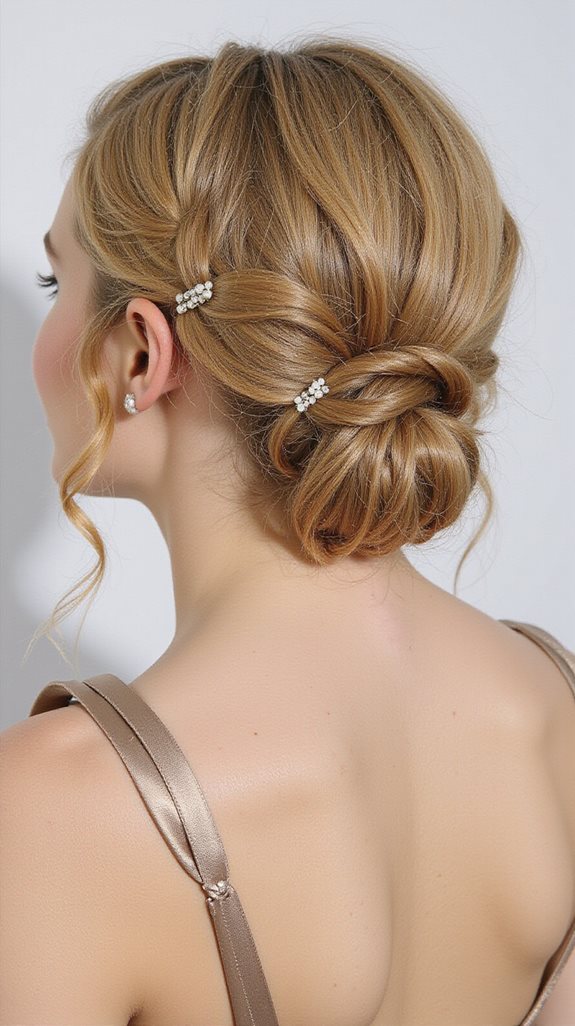 minimalist chic bun hairstyle