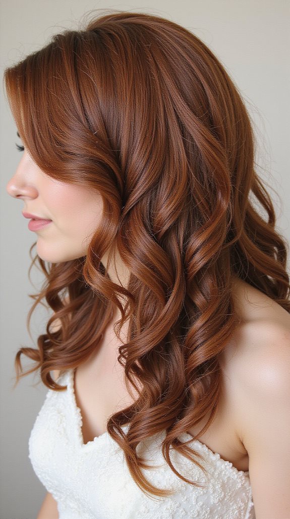 romantic side swept waves hairstyle