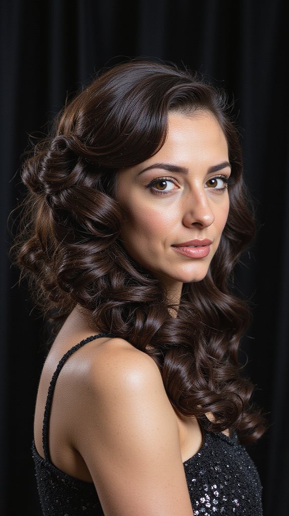 stylish finger waves technique