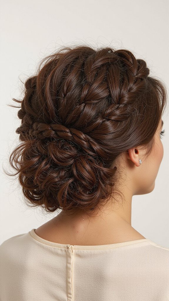 twisted rope braid crown