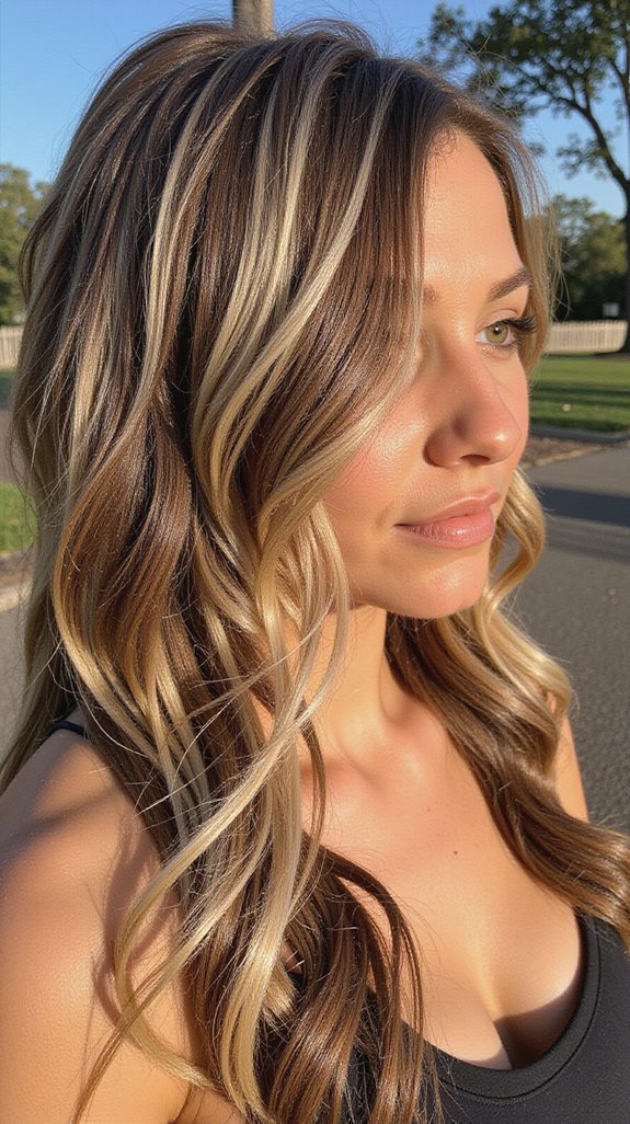 bold dimensional hair highlights