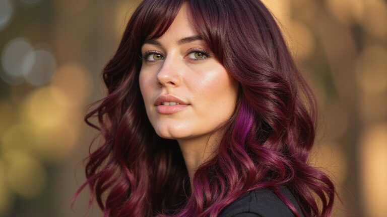 burgundy hair color inspiration