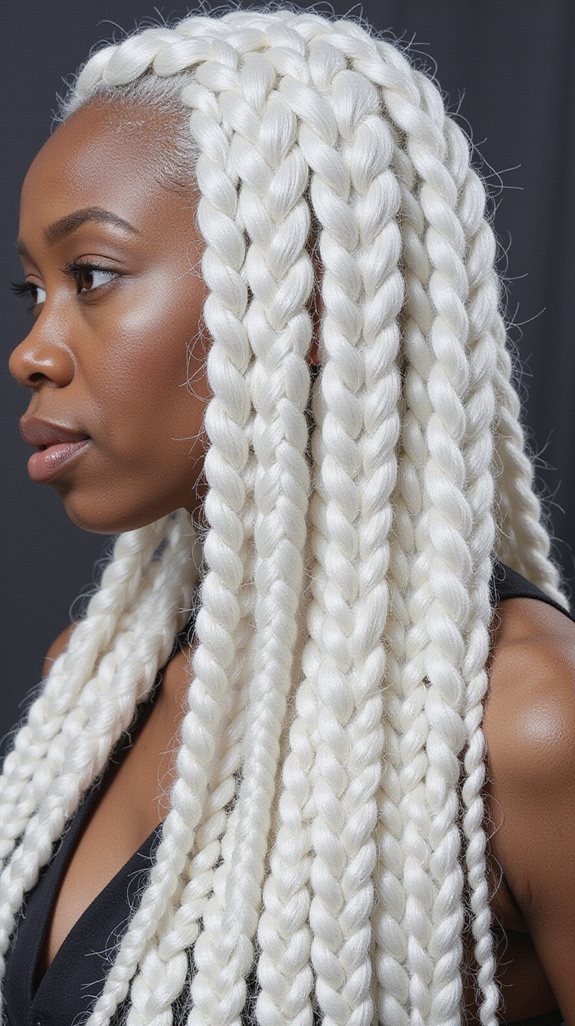 care for bleached braids