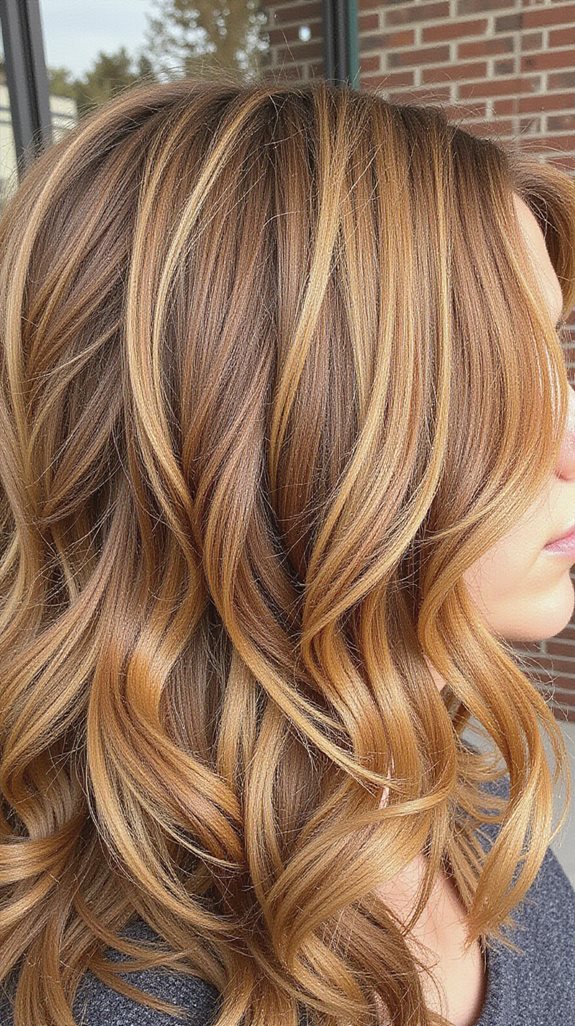 chunky 70s blonde highlights