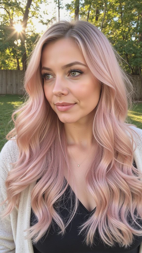 dusty pink hair maintenance