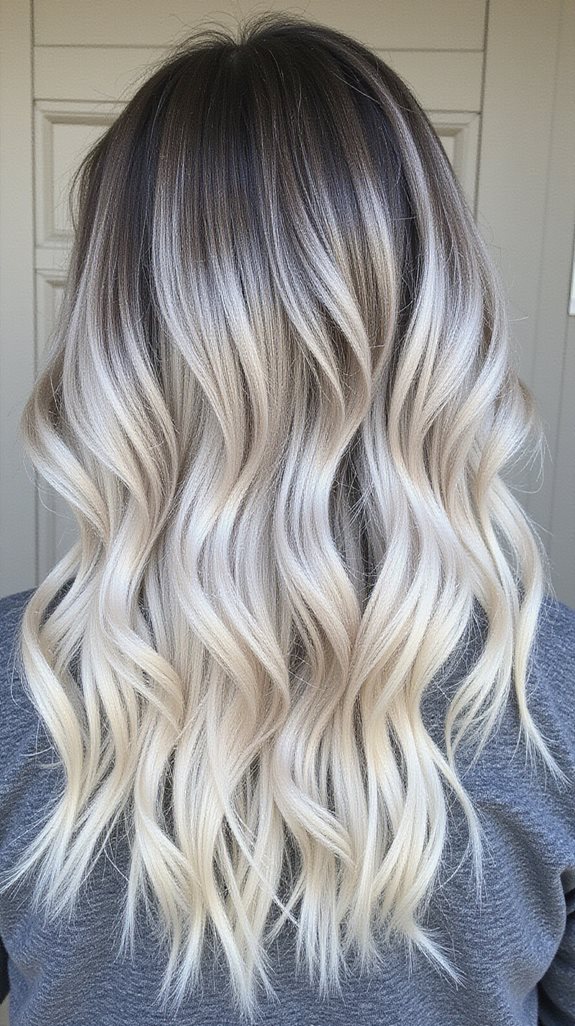 gradual platinum blonde transformation