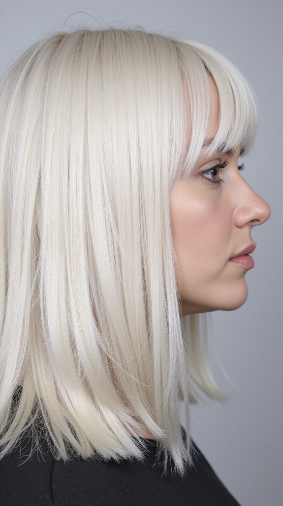 icy platinum blonde maintenance