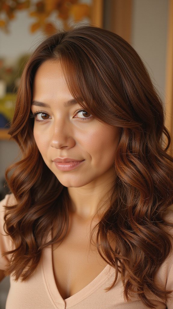 warm dark hair colors