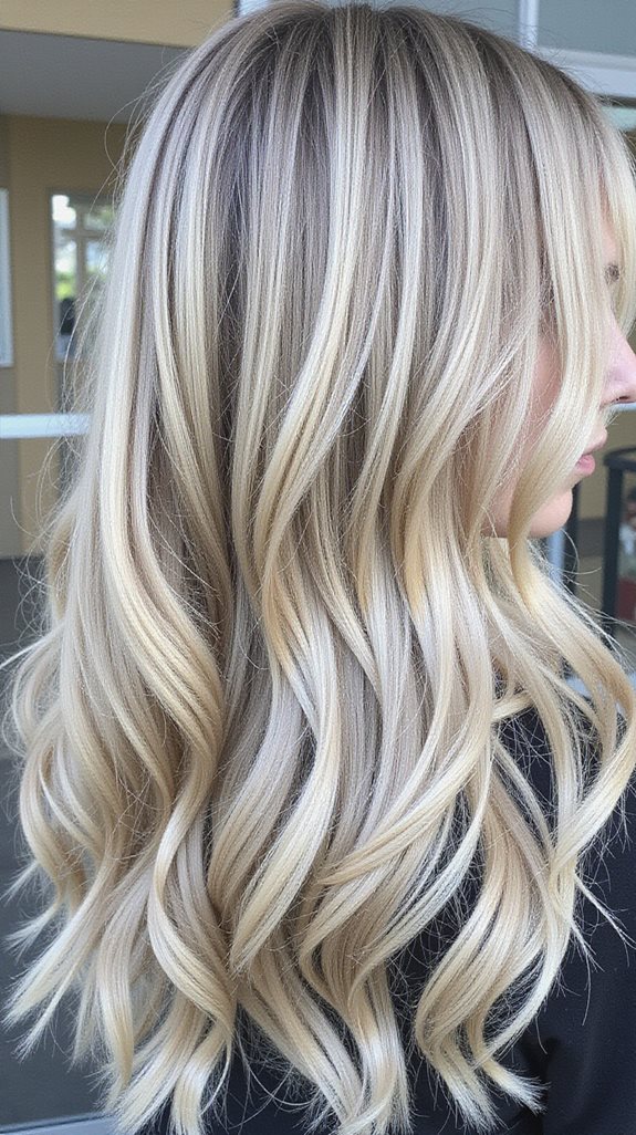 ash blonde lowlight technique