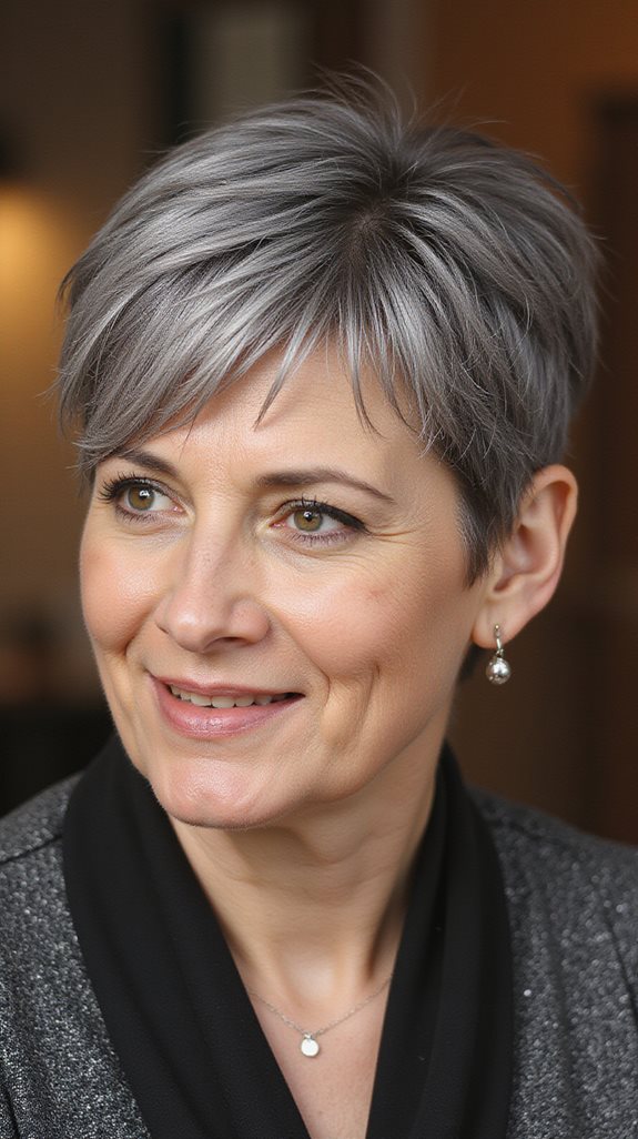 bold asymmetric pixie style