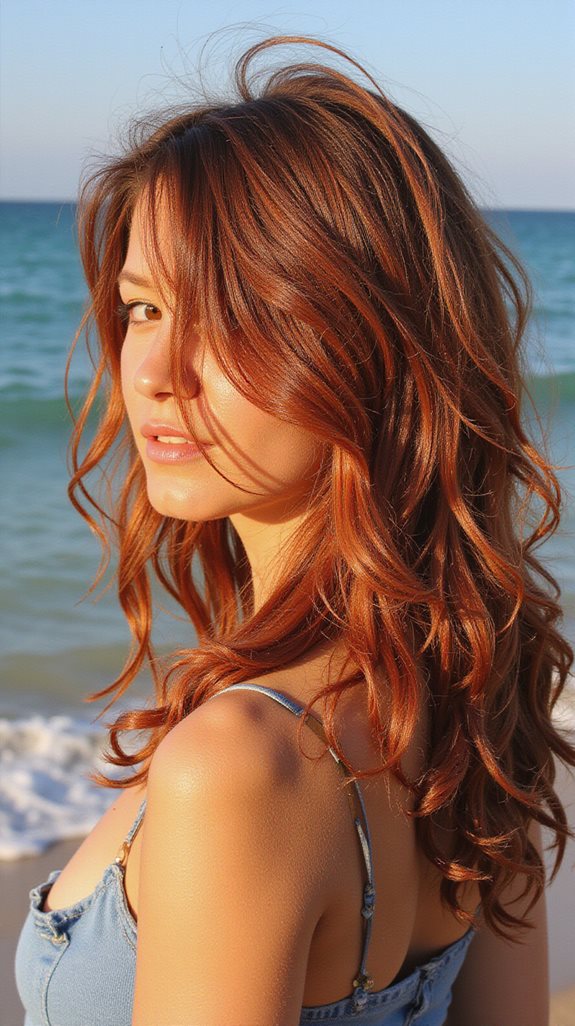 bold copper hair transformation