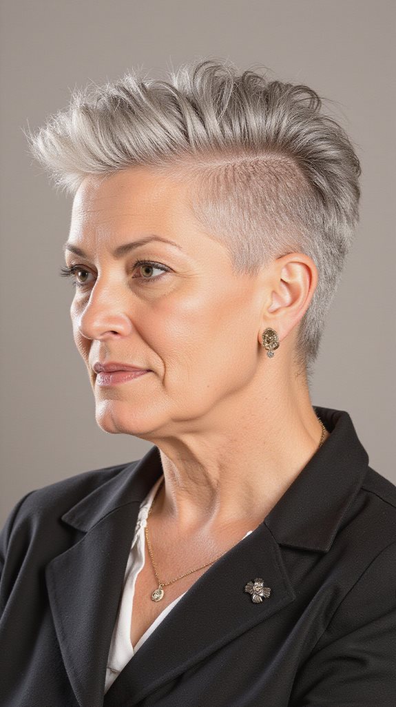 bold pixie cut transformation