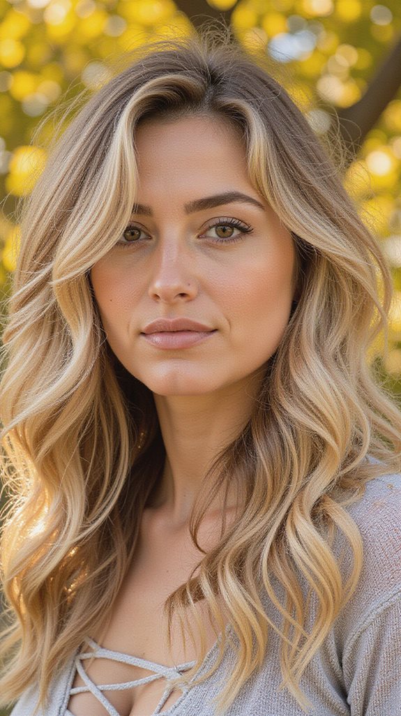 bold retro chunky balayage