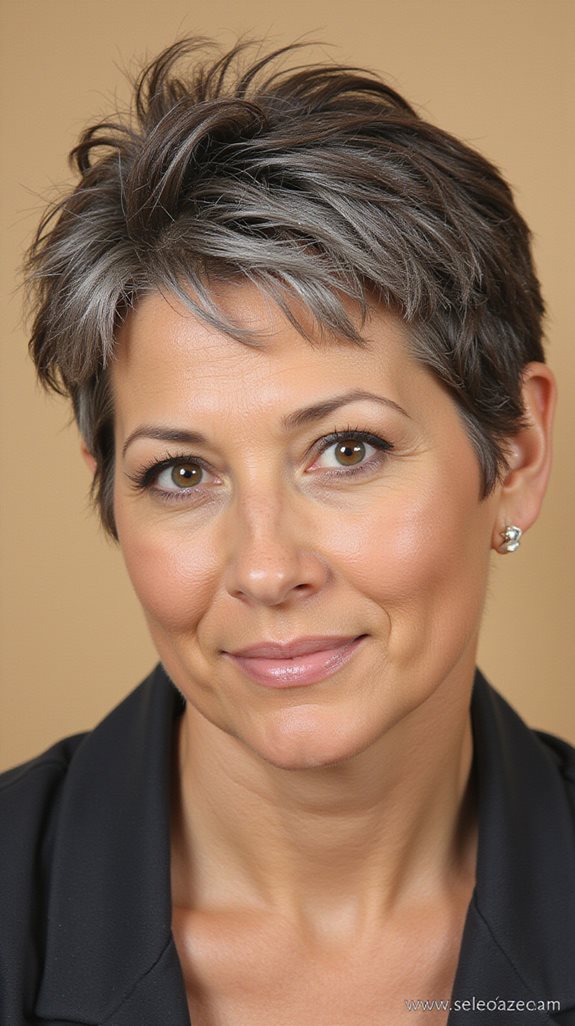 bold undercut pixie hairstyle