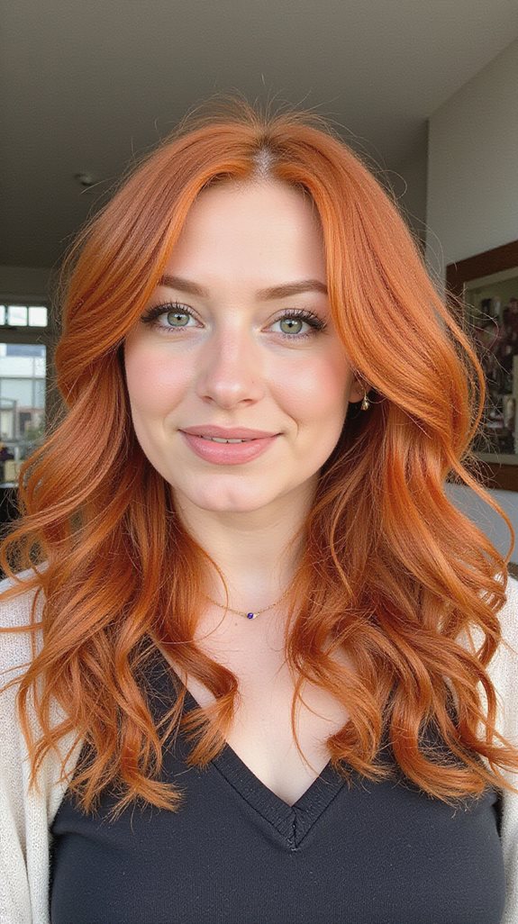 bold vibrant ginger transformation