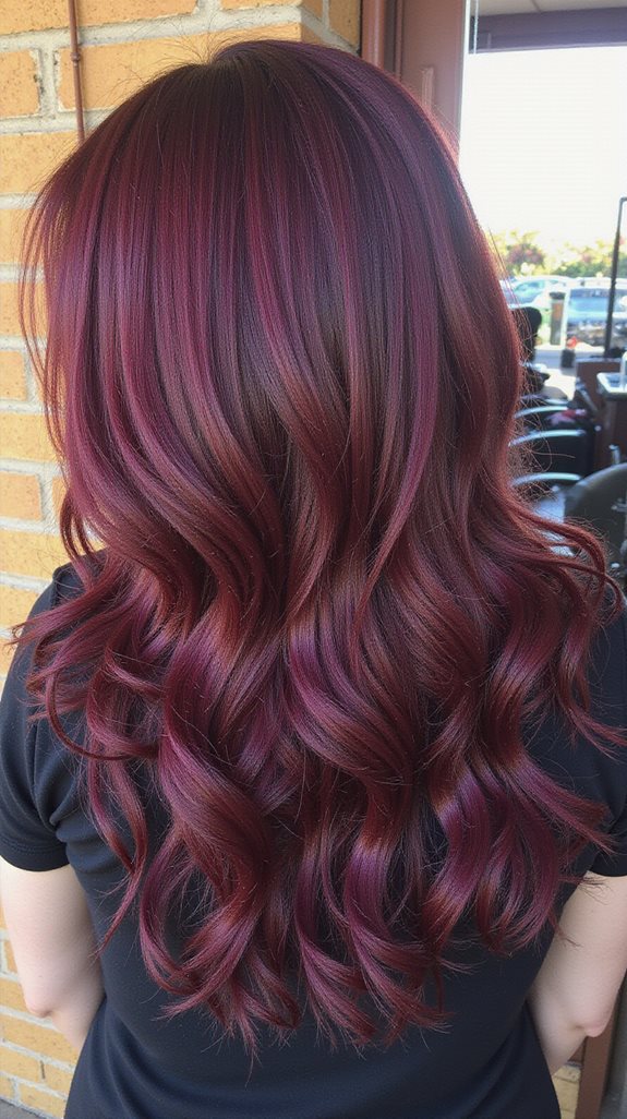 burgundy hair color maintenance