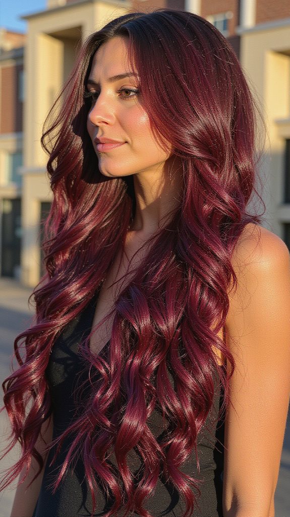 burgundy hair styling essentials