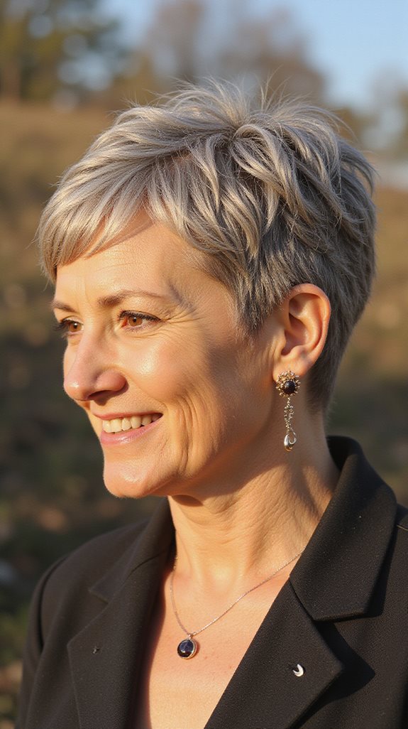 chic short haircuts for maturity