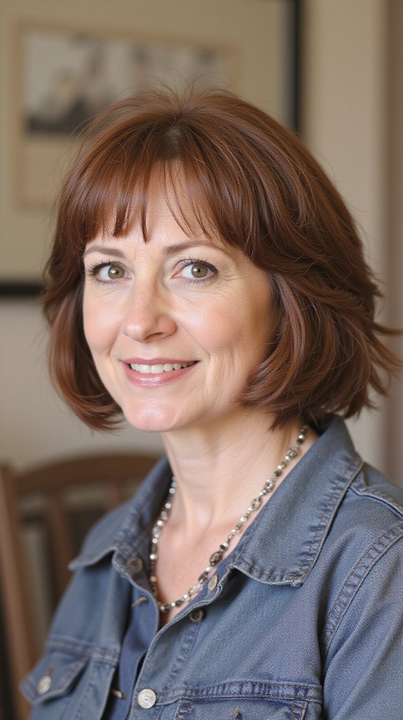 chin length bob for volume