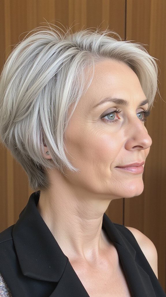 chin length bob for volume