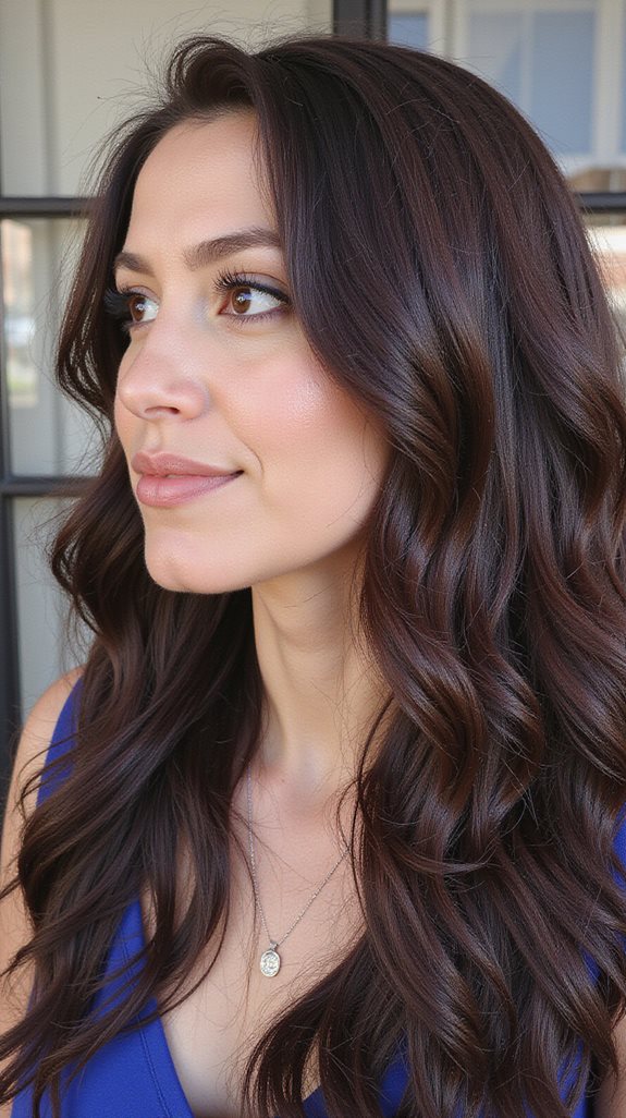 cool toned brown balayage recommended