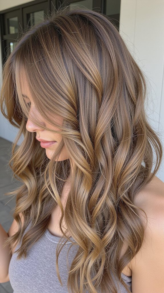 cool toned brunette hair color