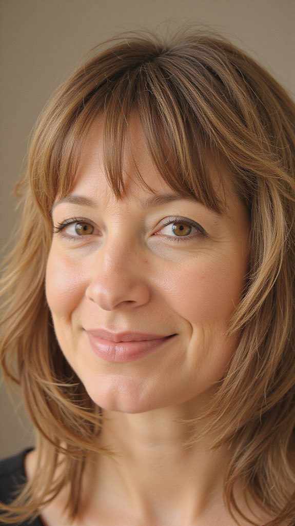 curtain bangs enhance thickness