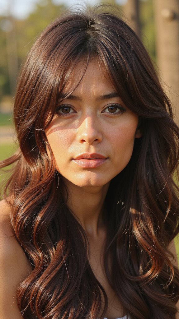 deep warm brown shades