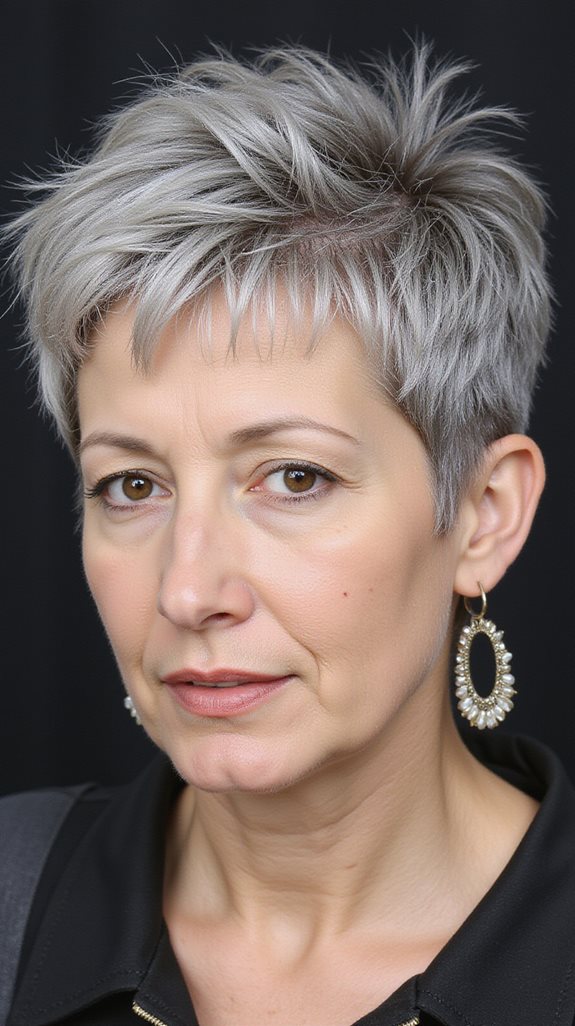 disconnected top pixie cut