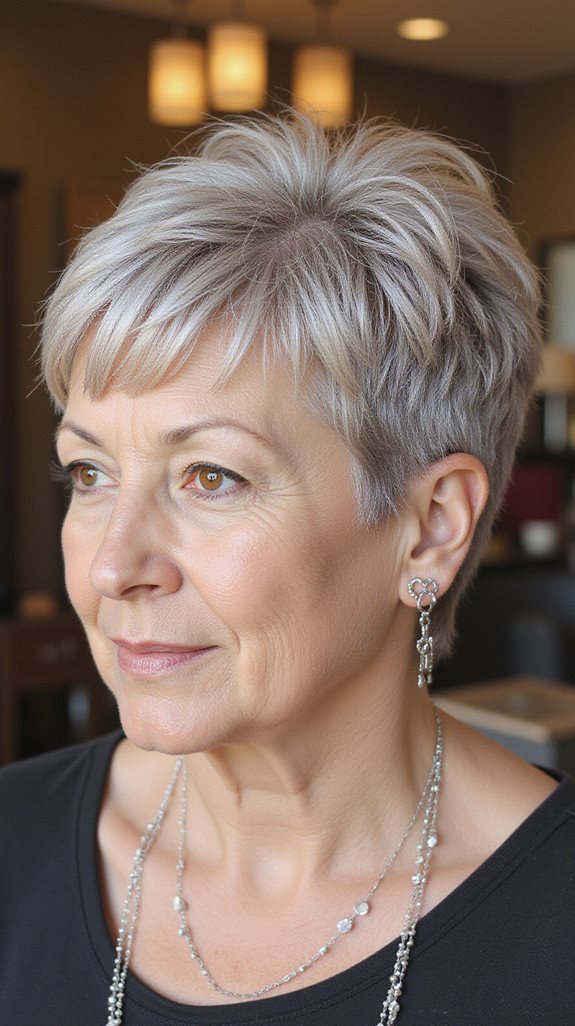 dynamic pixie cut highlights