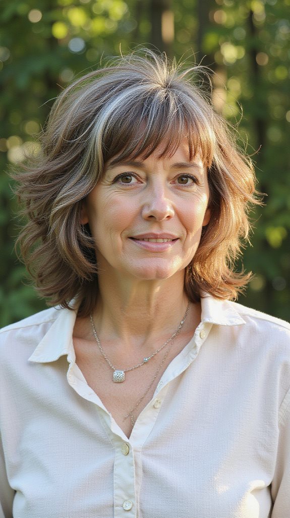 effortless age defying shag cut