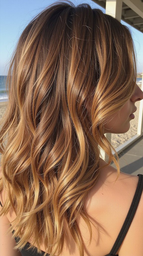 effortless warm sun kissed balayage