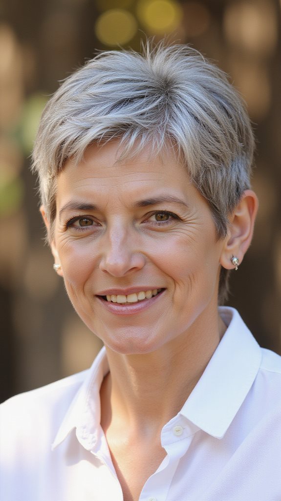 effortlessly cool cropped gray