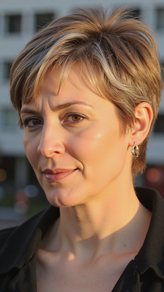 flattering soft pixie style