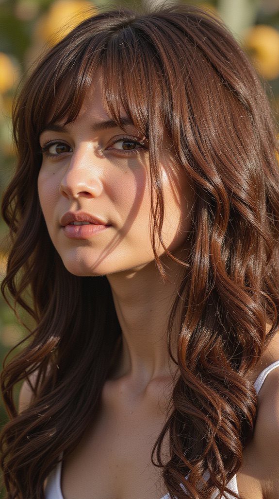 glossy rich chocolate brown