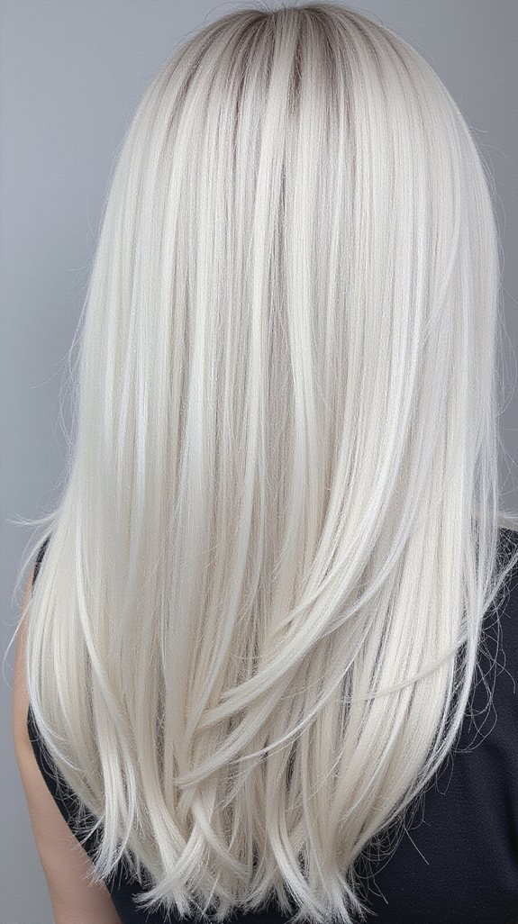 icy platinum ash blonde