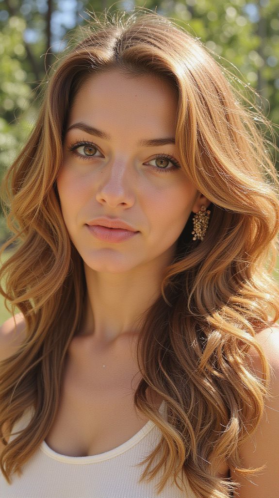 light honey brown elegance