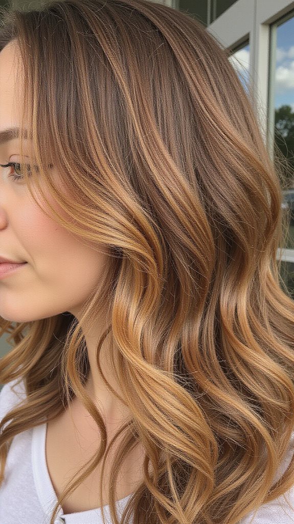 low maintenance honey brown color