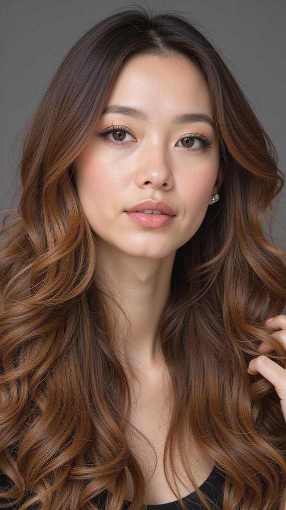 luscious chocolate blonde color