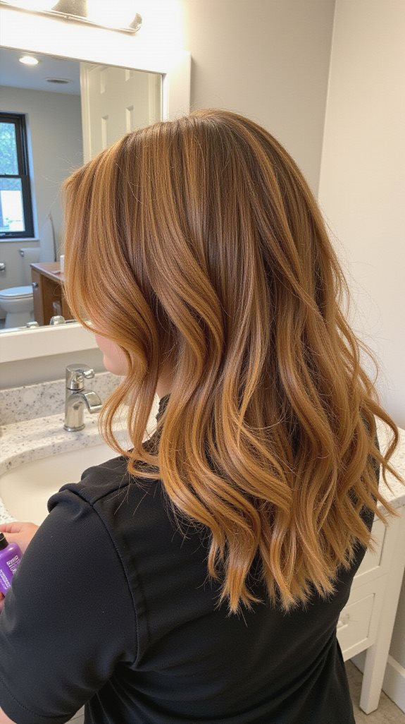 maintain vibrant blonde color