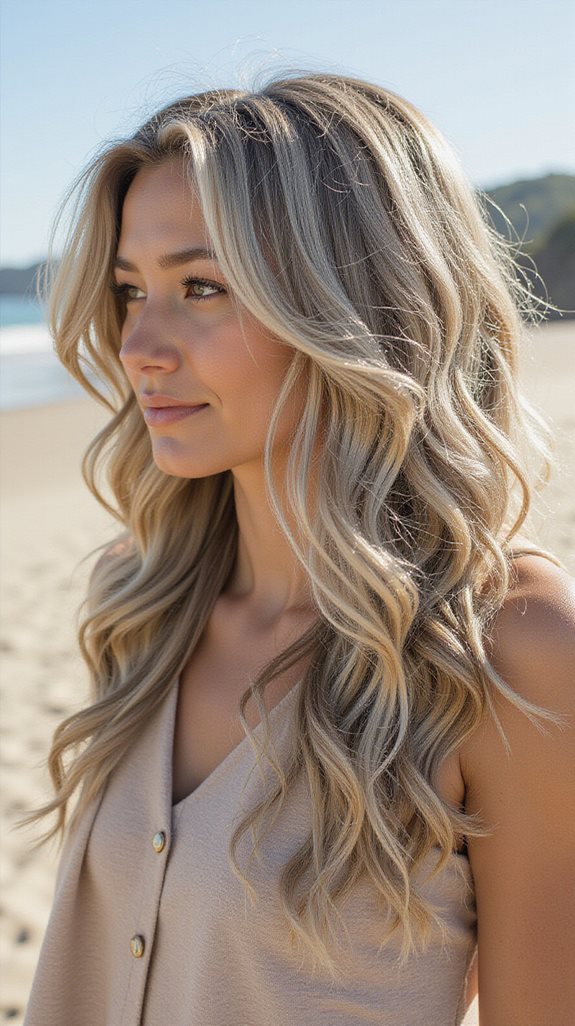 maintaining ash blonde waves