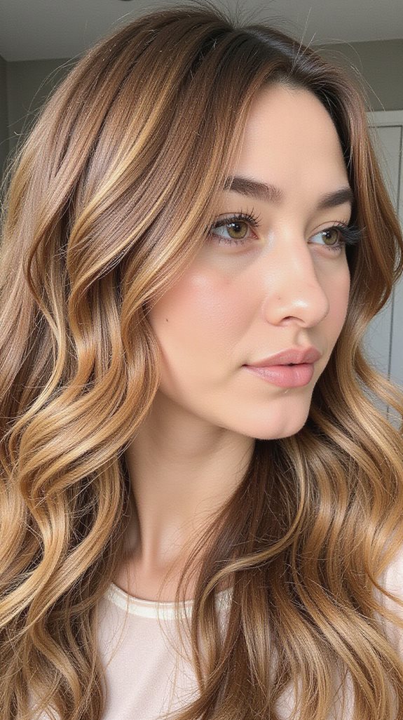 milk tea face framing highlights