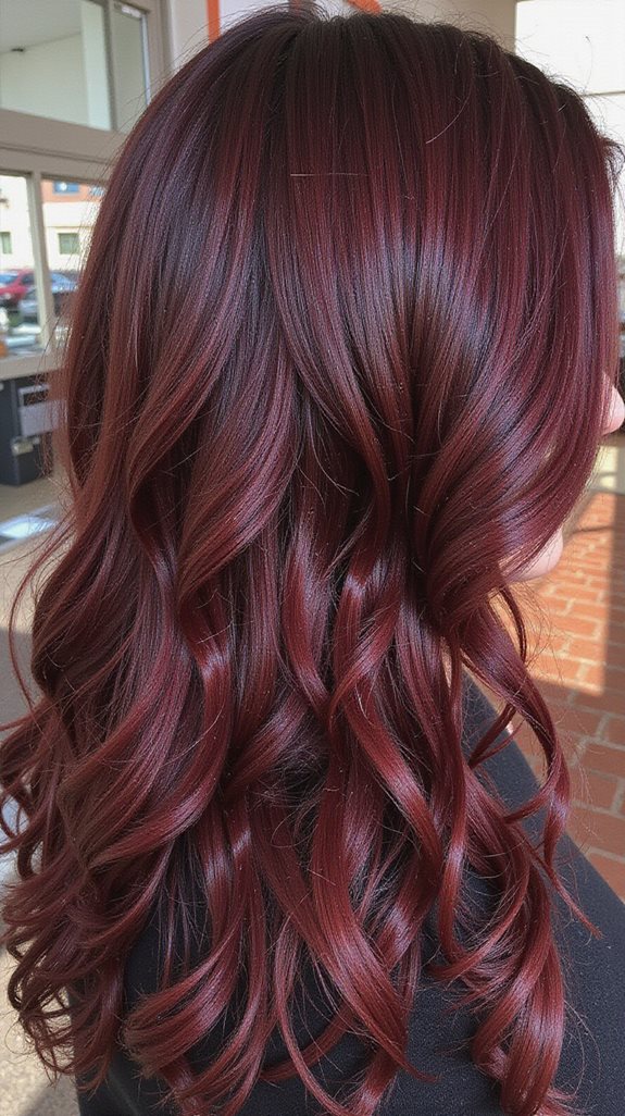 mirror like glossy cherry cola