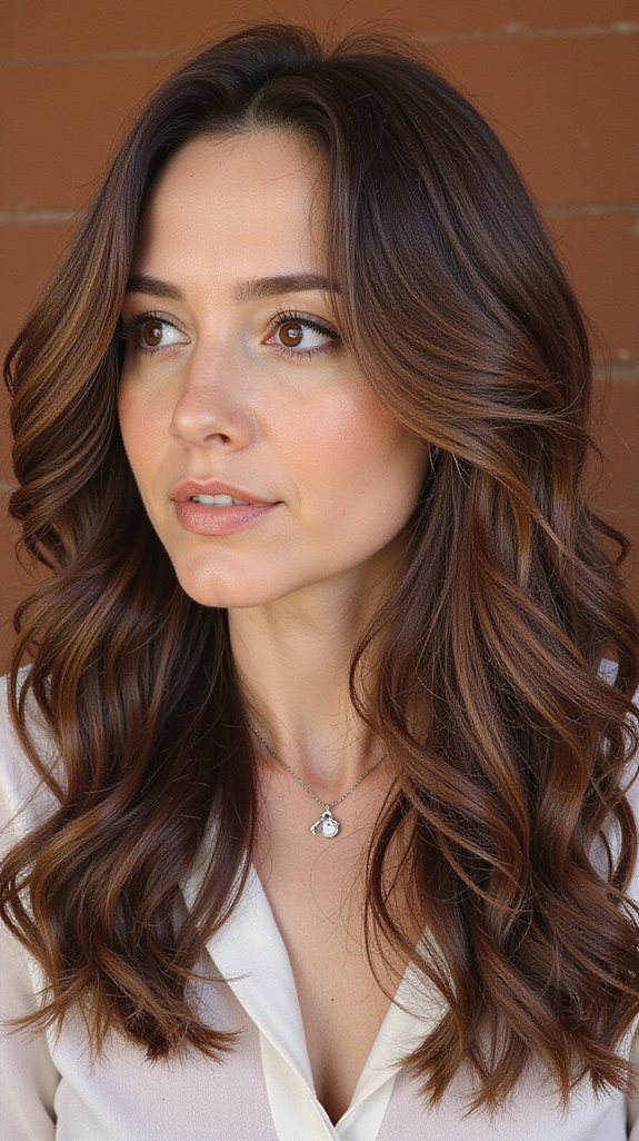 multidimensional rich chocolate hair