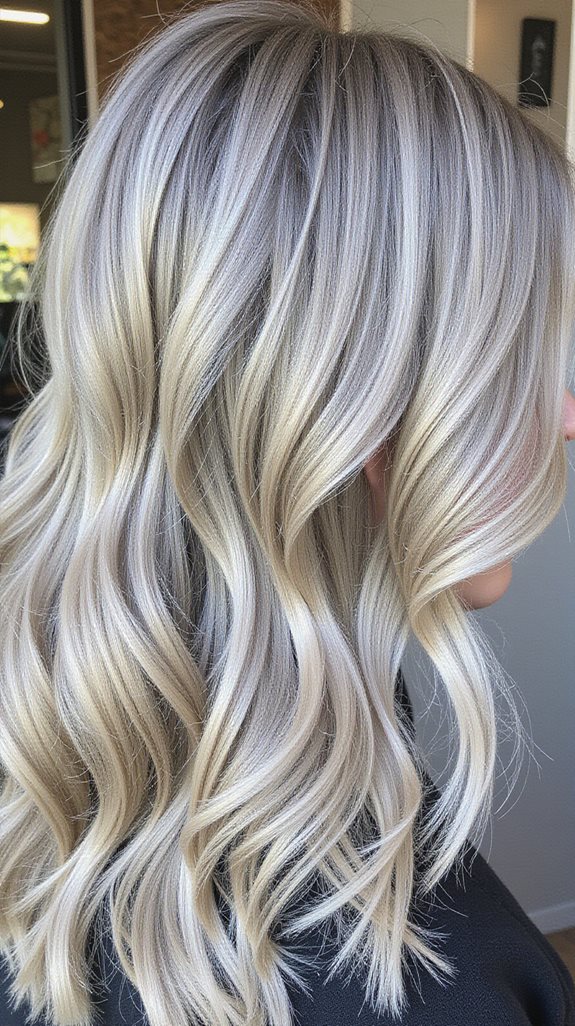 natural looking ash blonde highlights