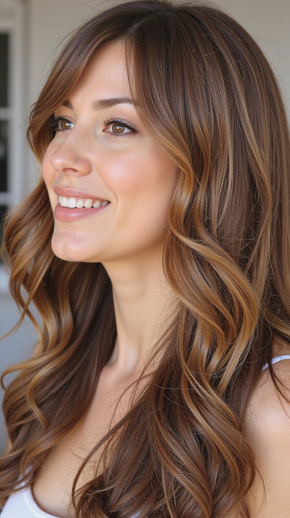 natural looking balayage highlights