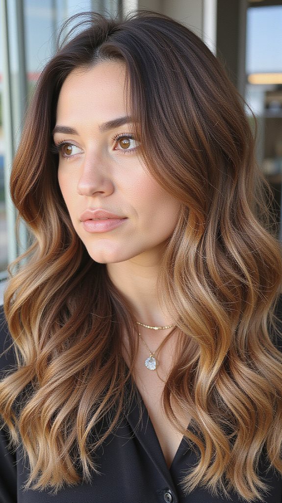 natural looking low maintenance brunette