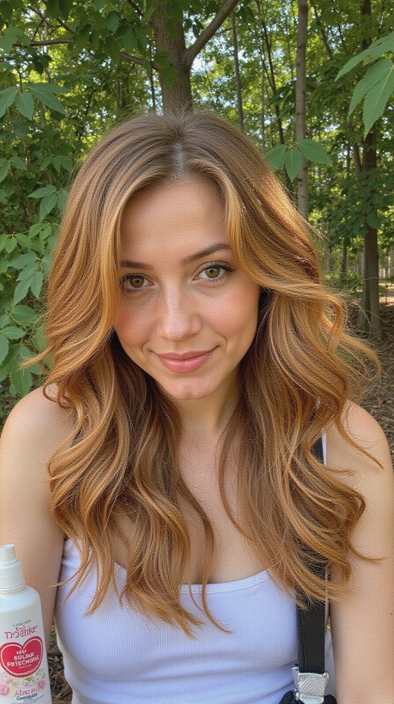 protect honey brown hair