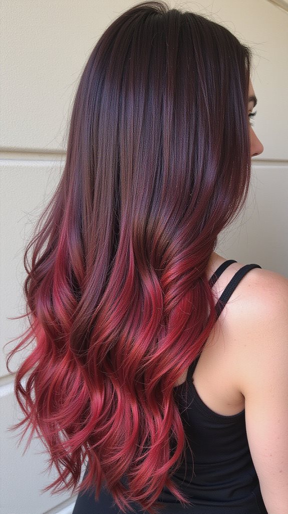 rich gradient hair color